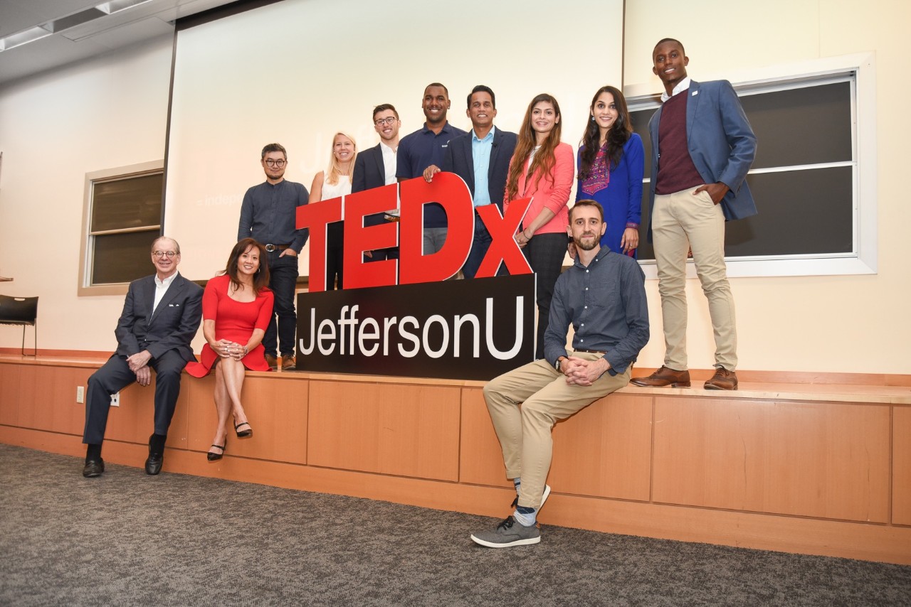 Group photo of TEDx speakers