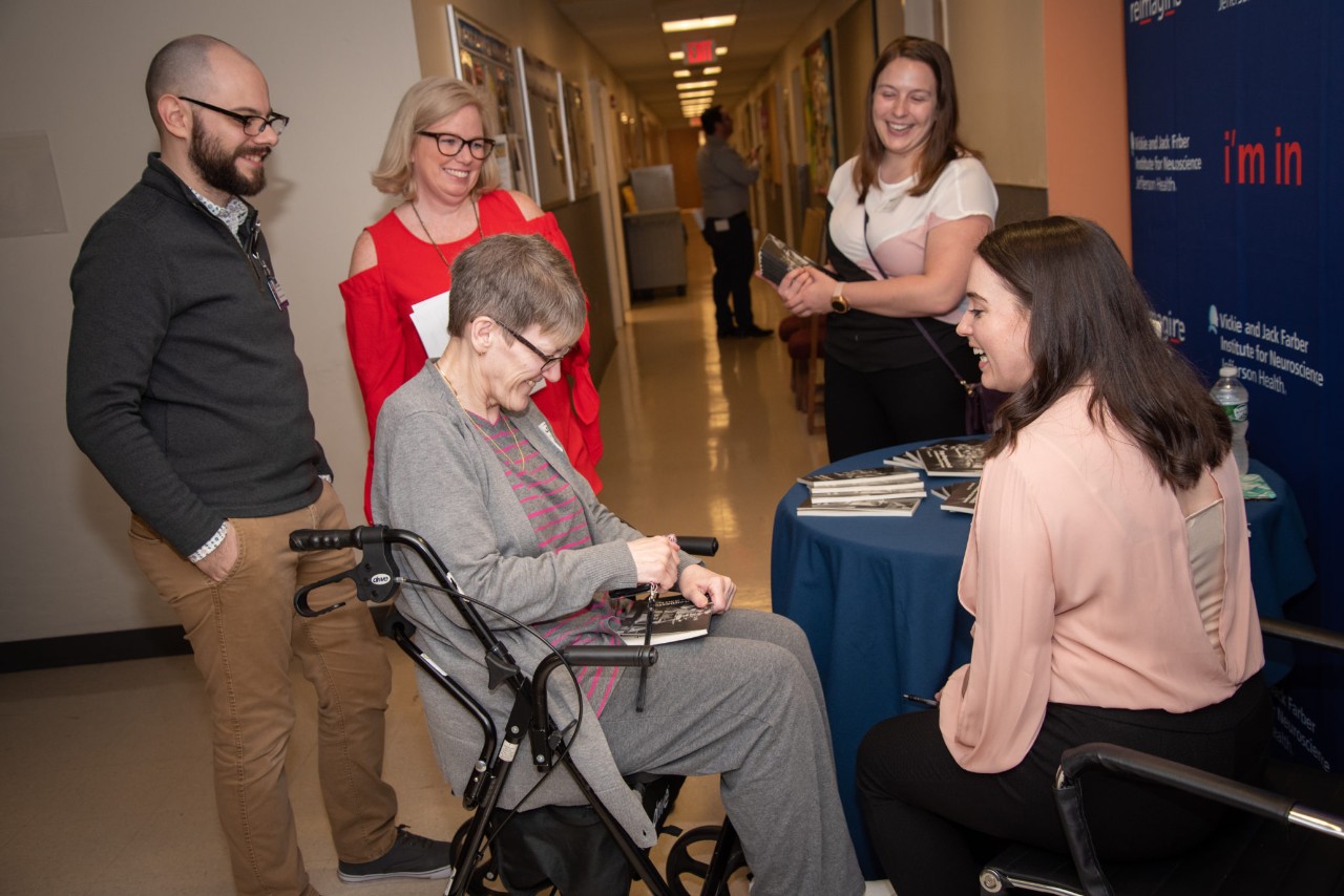 Brittany File at ALS Center Open House