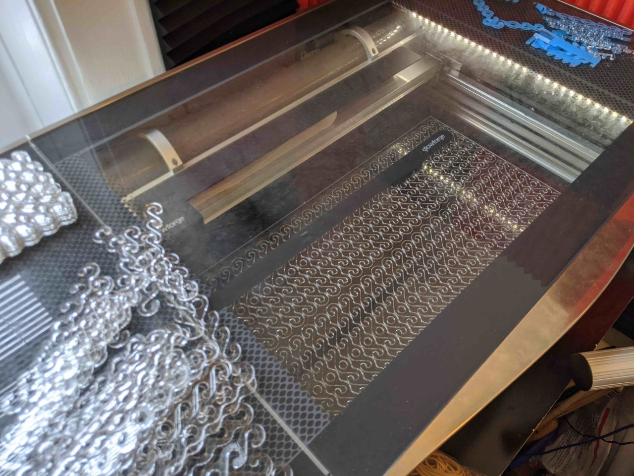 Ear savers on the laser cutter