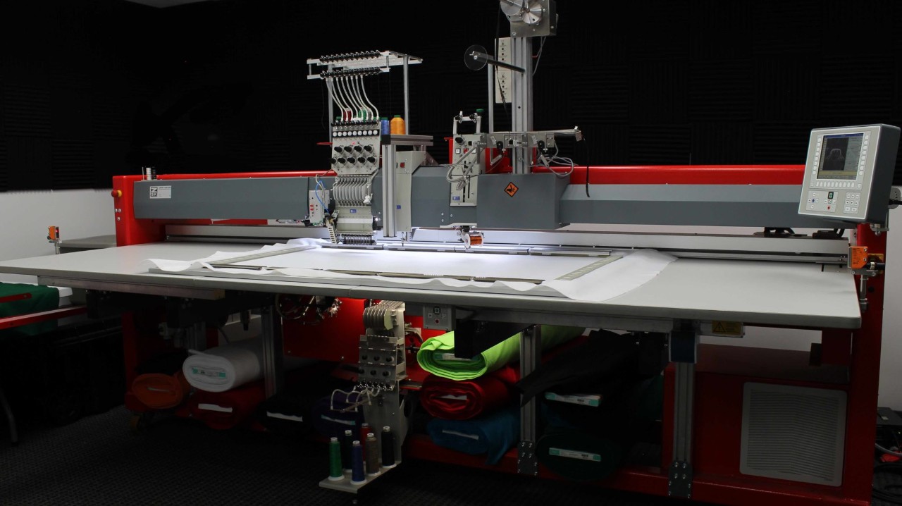 Embroidery equipment at ZSK