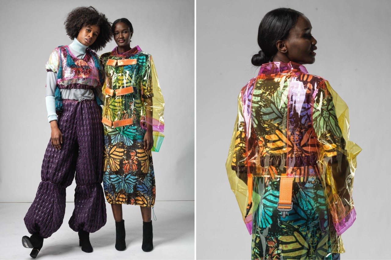 Sierra Greenberg collaborated with textile student Nicholas Hammerschmidt on her “Remember” collection.