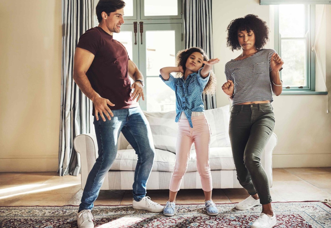 Family dance party