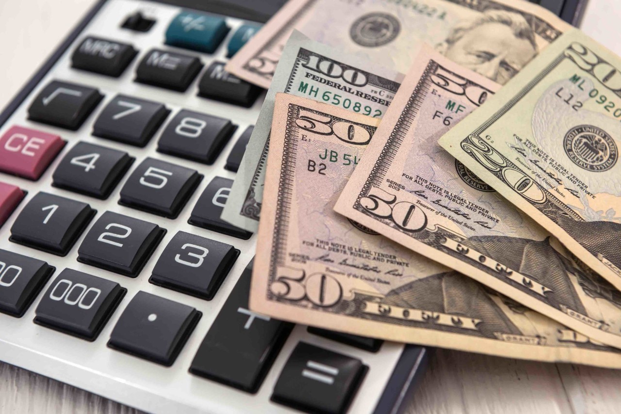 Money and calculator