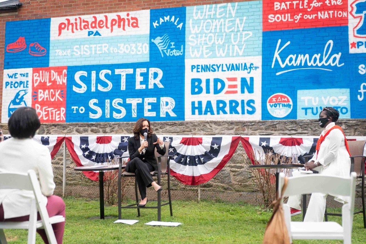 Abbey's designs for the Biden team
