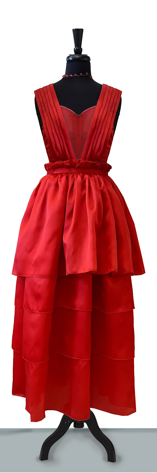 open lace back dress Women's Something Good Wine Red Floral Applique Maxi Dress | Size: Xs main image 0