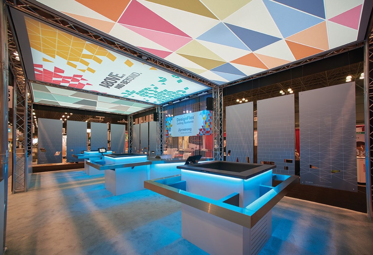 AIA Conference booth designed by Nick Friez