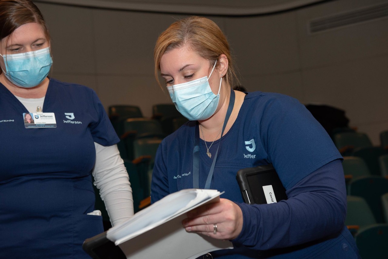 Students have logged more than 6,000 hours at vaccination sites to date.