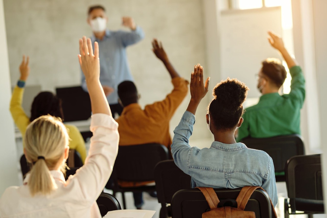 students in classroom