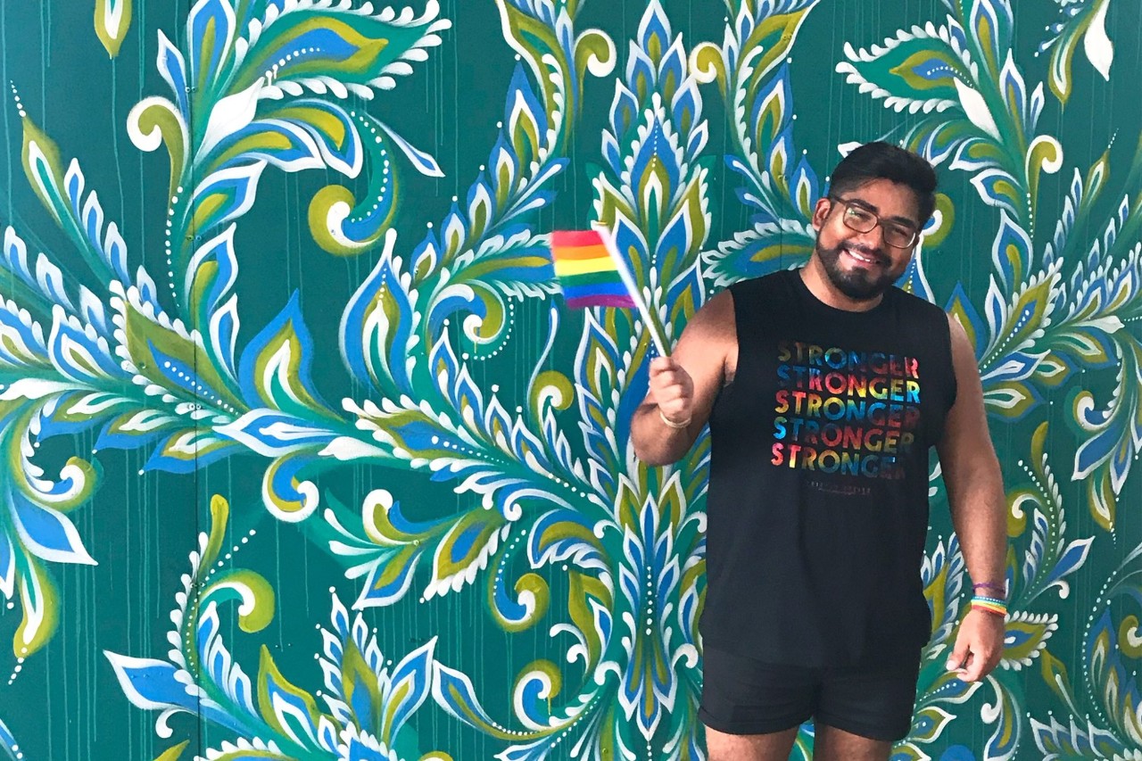Luis Quevedo at Pride