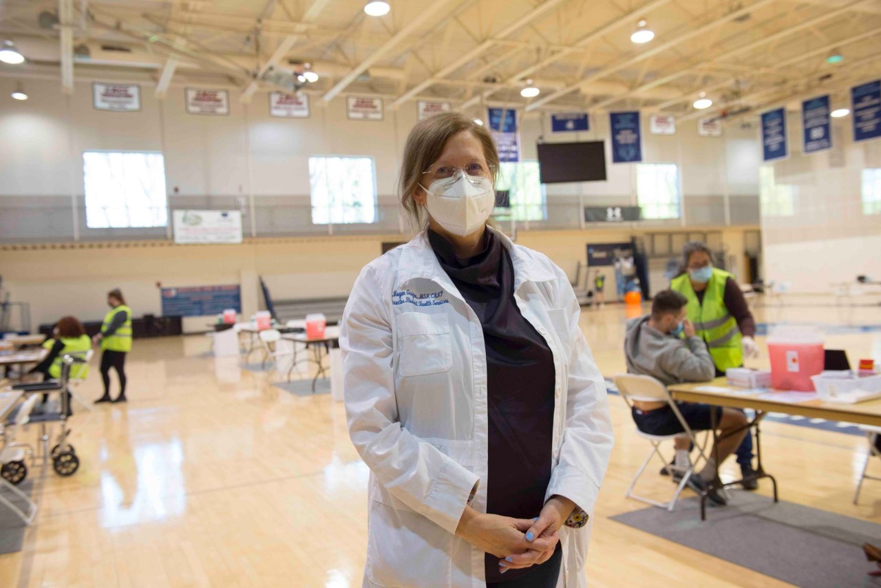 Megan Grugan, director of student health services on East Falls Campus