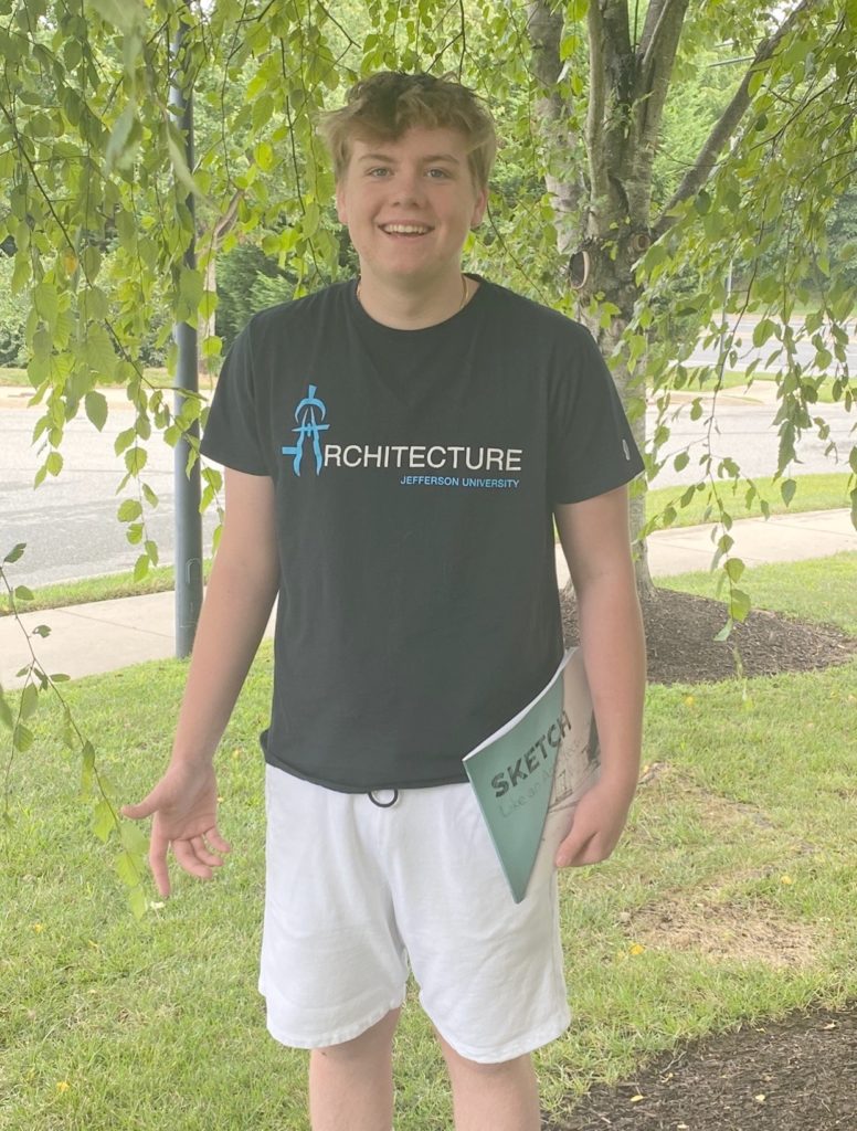 To tap his creative side, Samuel “Tommy” Rhodes IV will study architecture.