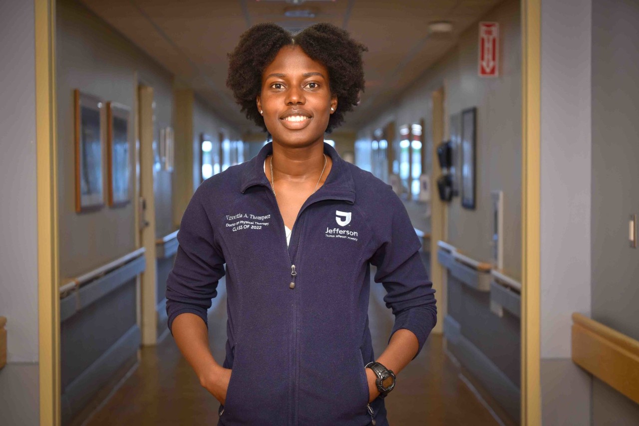 For the last two years, physical therapy student Vinnie Thompson has eased the pain of underserved Philadelphians.