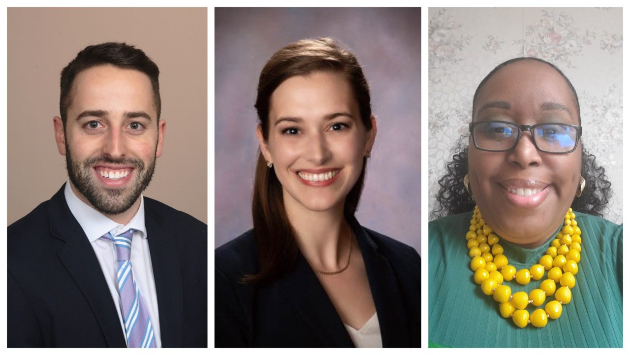 The winners of Drs. Theresa and Charles Yeo Writing Prize include: Dr. David Peters, Ellen Solomon and Chanel Hart.
