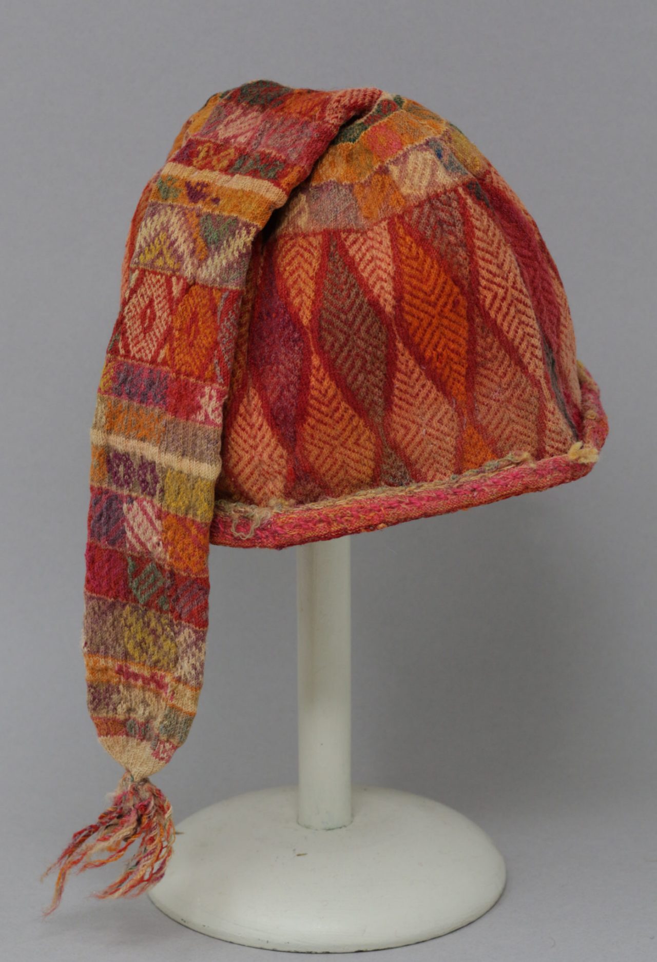 Andean chullo hat. 20th century.