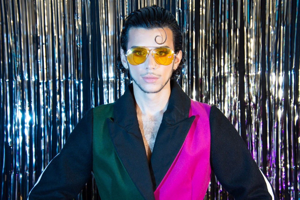 Lucas Circello models a piece from their collection