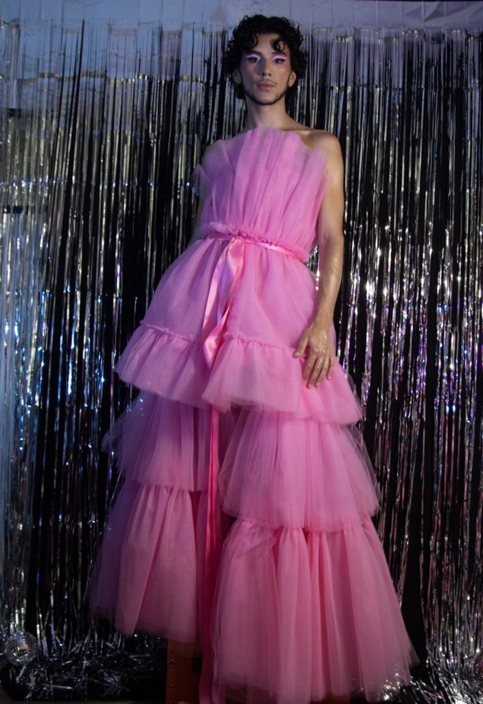 Lucas Circello models a piece from their collection