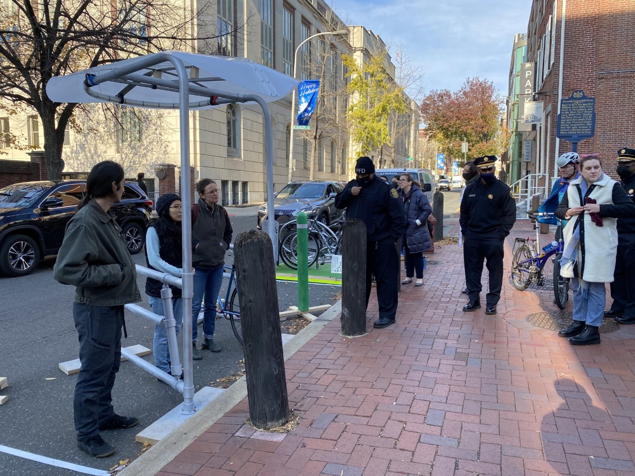 Bicycle corral contest