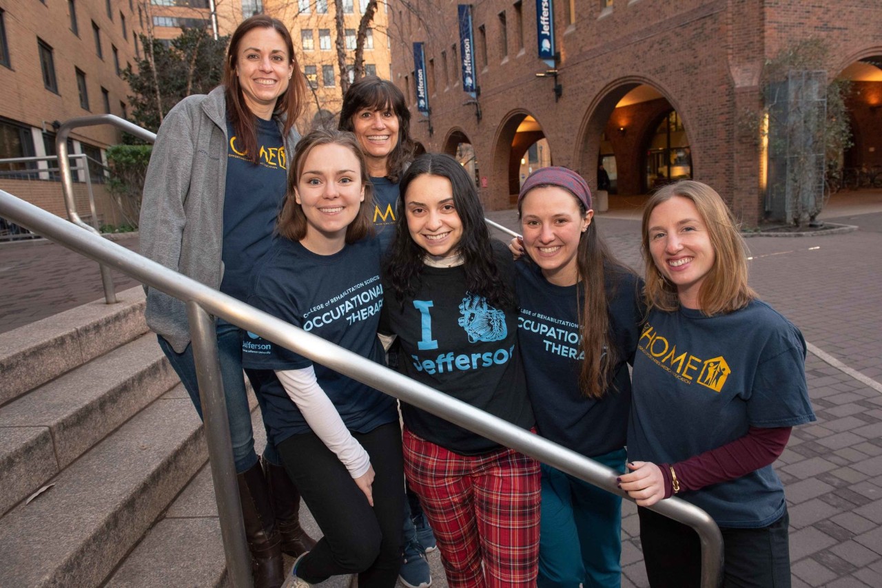 Occupational therapy students and faculty who were part of project home