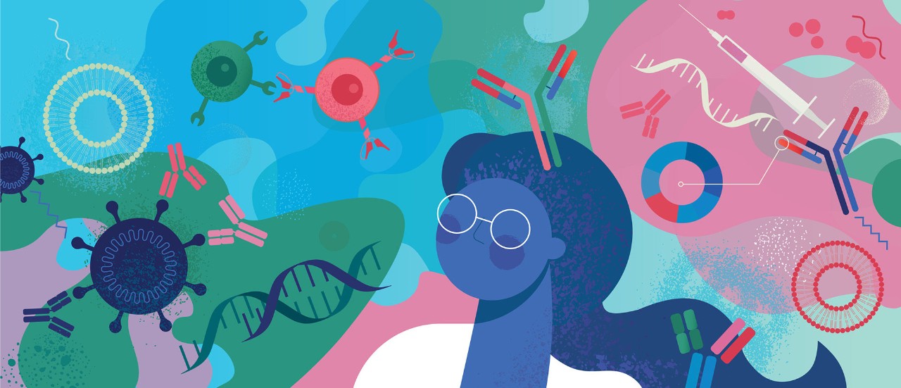 science research illustration