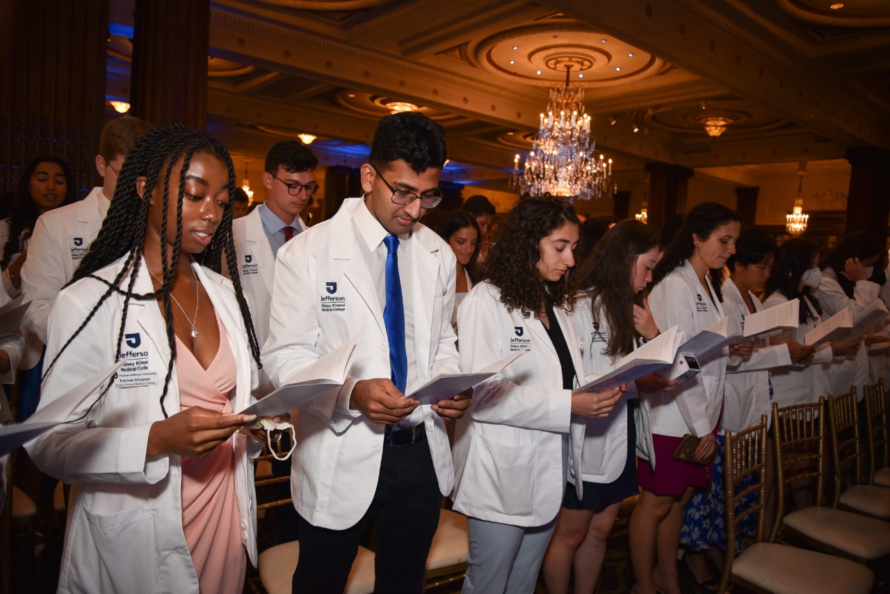 Scenes from the White Coat Ceremony