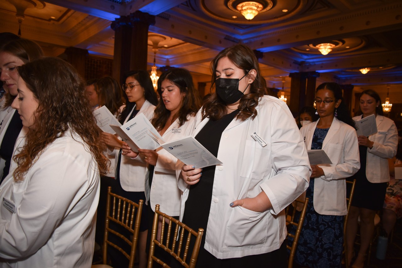 Scenes from the White Coat Ceremony