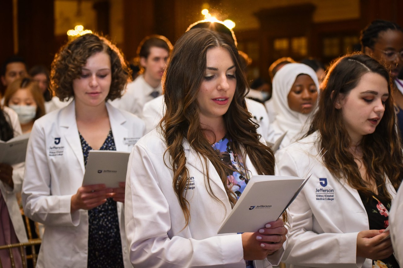 Scenes from the White Coat Ceremony
