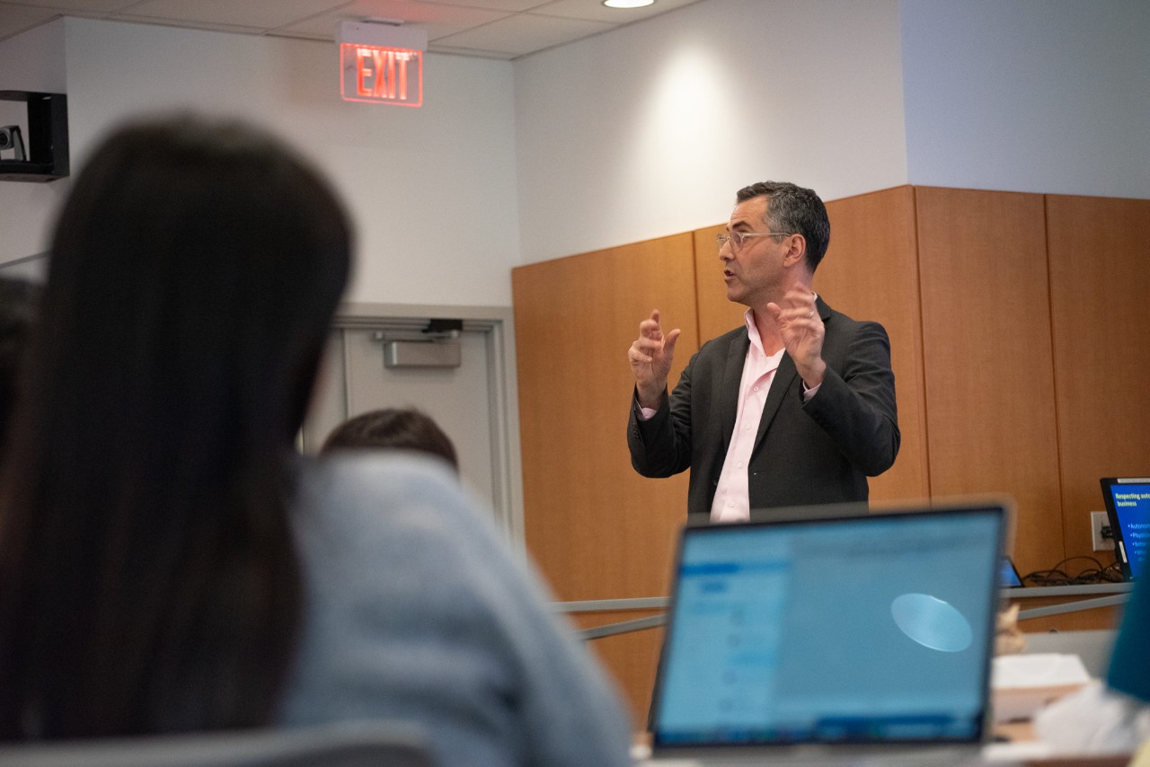 Dr. Oxman teaching