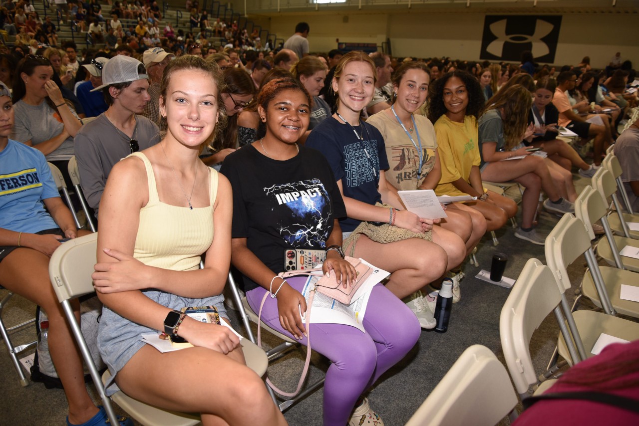 Scenes from convocation and move-in day