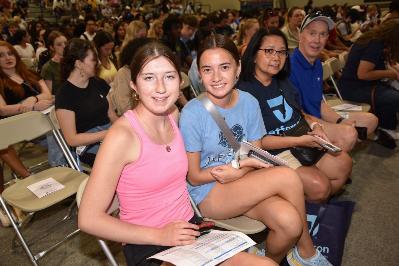 Scenes from convocation and move-in day