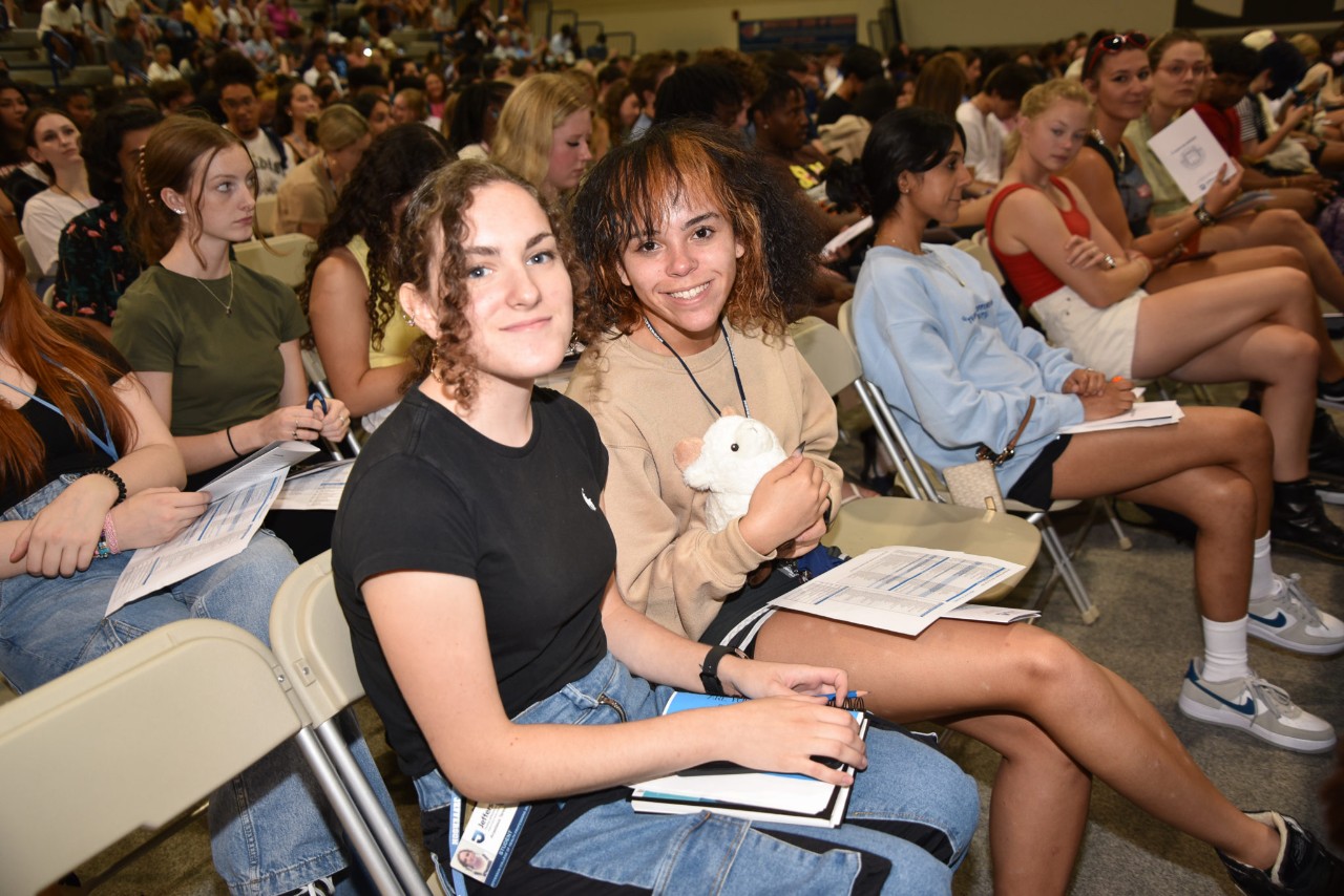 Scenes from convocation and move-in day
