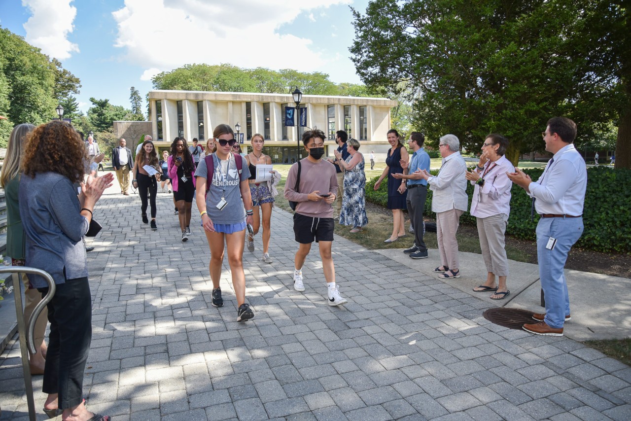 Scenes from convocation and move-in day
