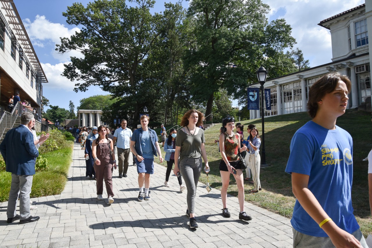 Scenes from convocation and move-in day