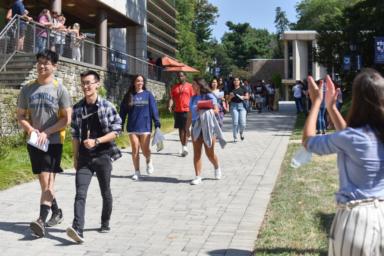 Scenes from convocation and move-in day