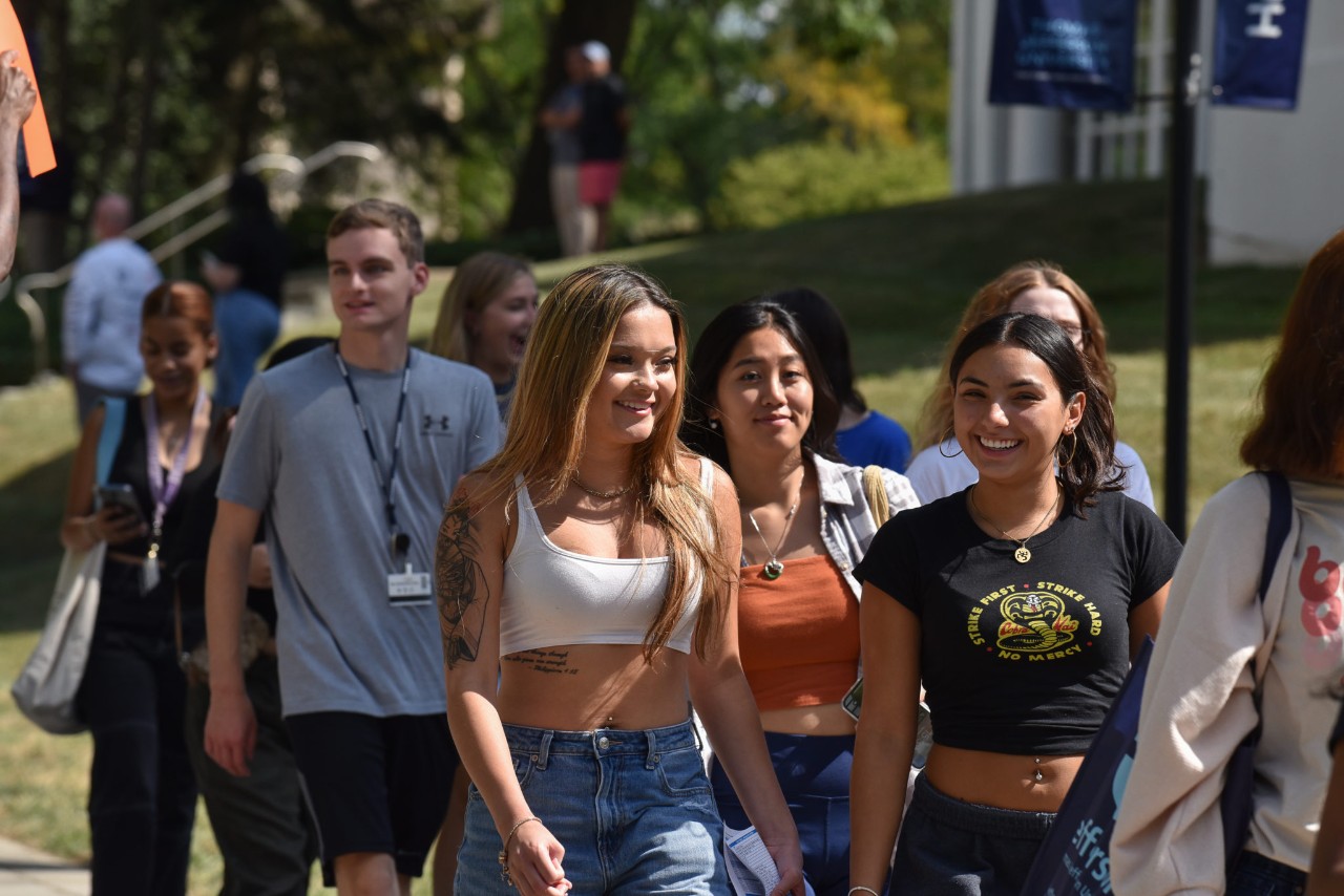 Scenes from convocation and move-in day