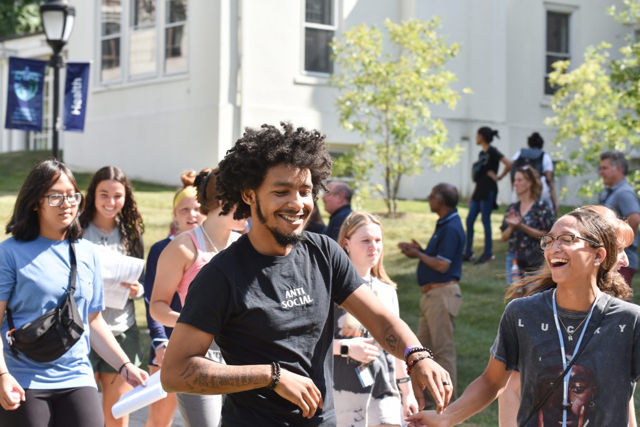 Scenes from convocation and move-in day