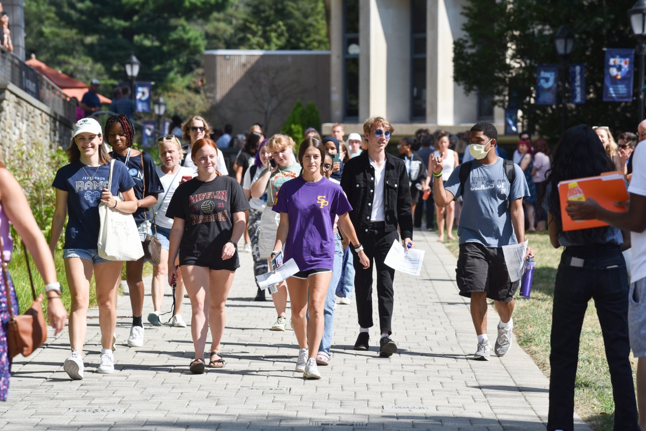 Scenes from convocation and move-in day