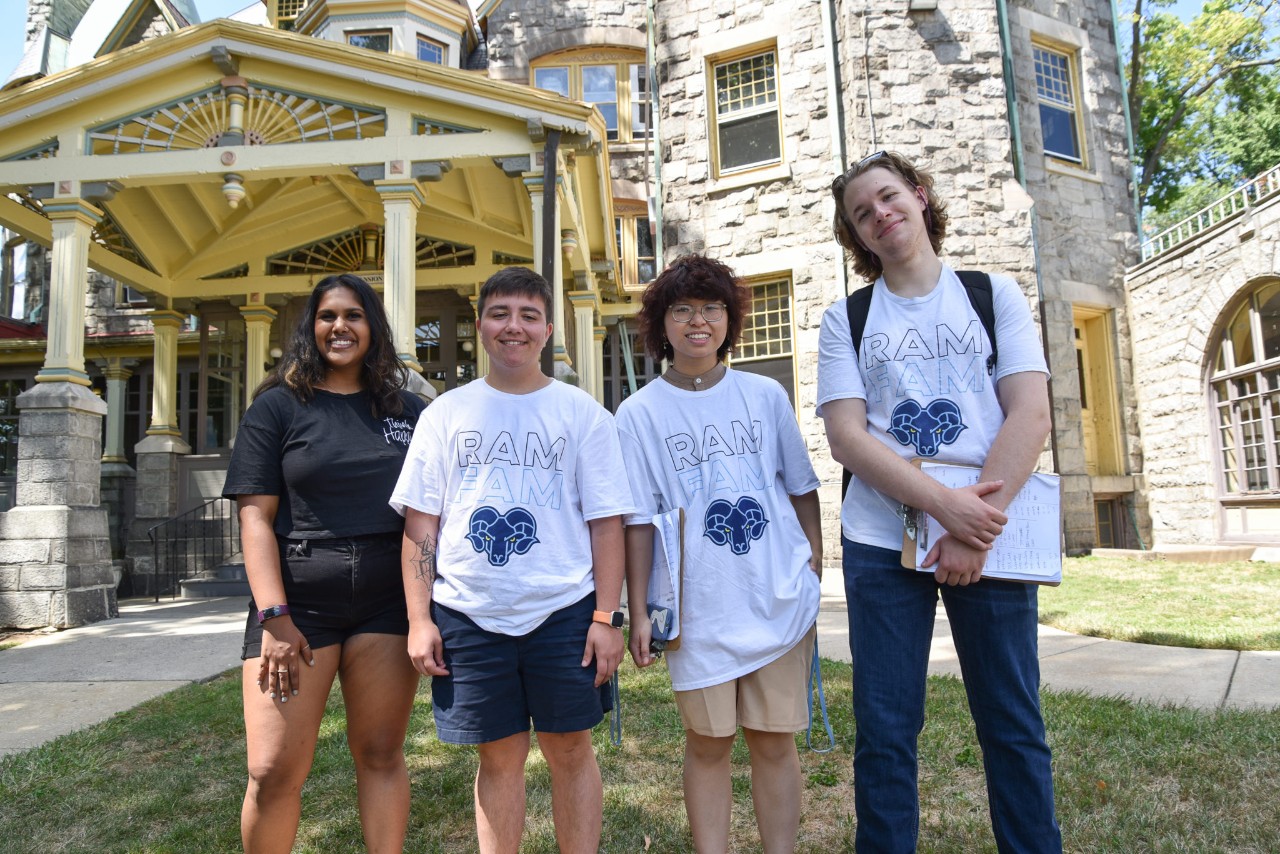 Scenes from convocation and move-in day