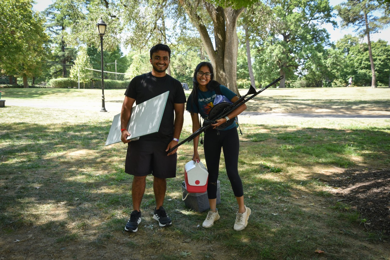 Scenes from convocation and move-in day