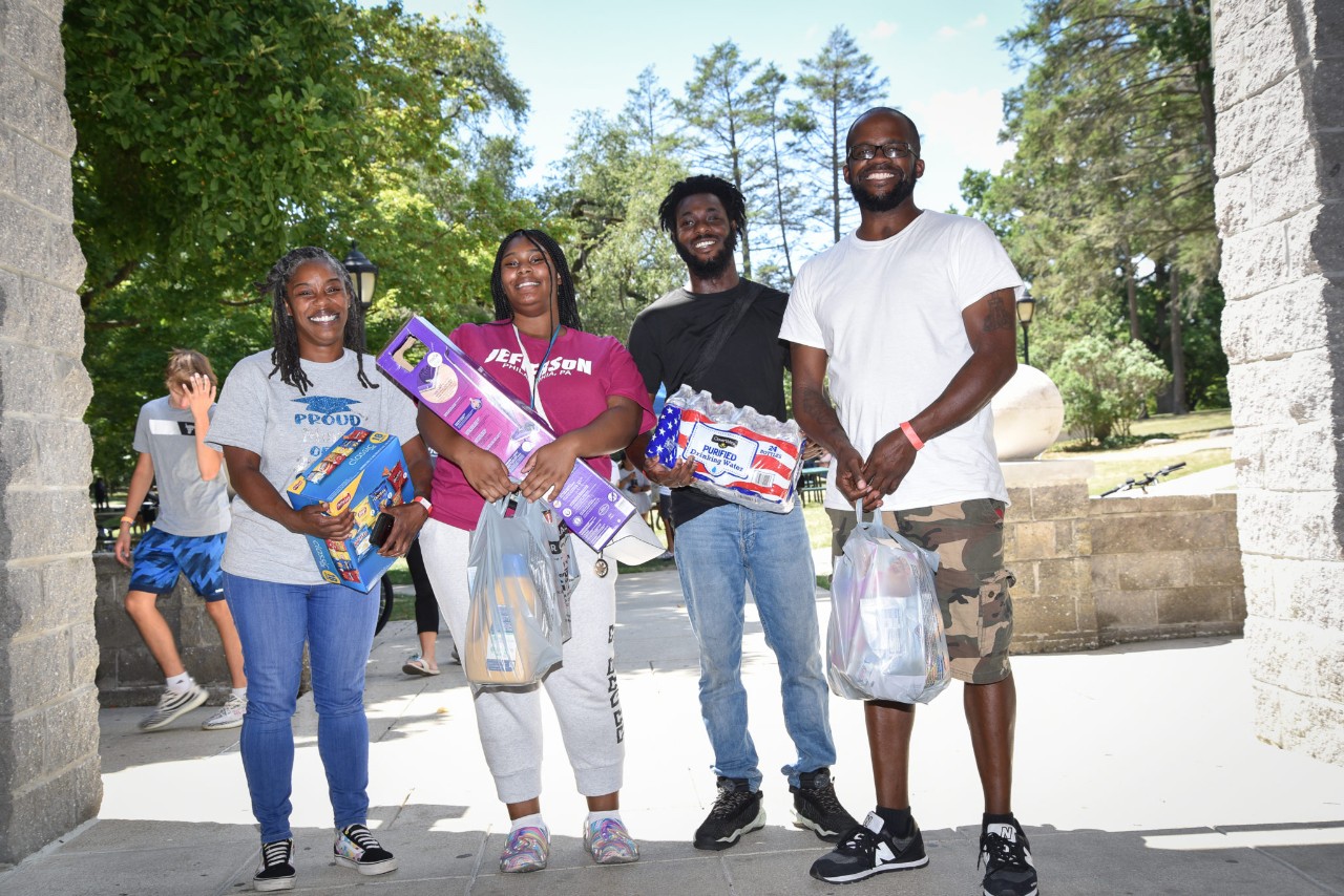 Scenes from convocation and move-in day