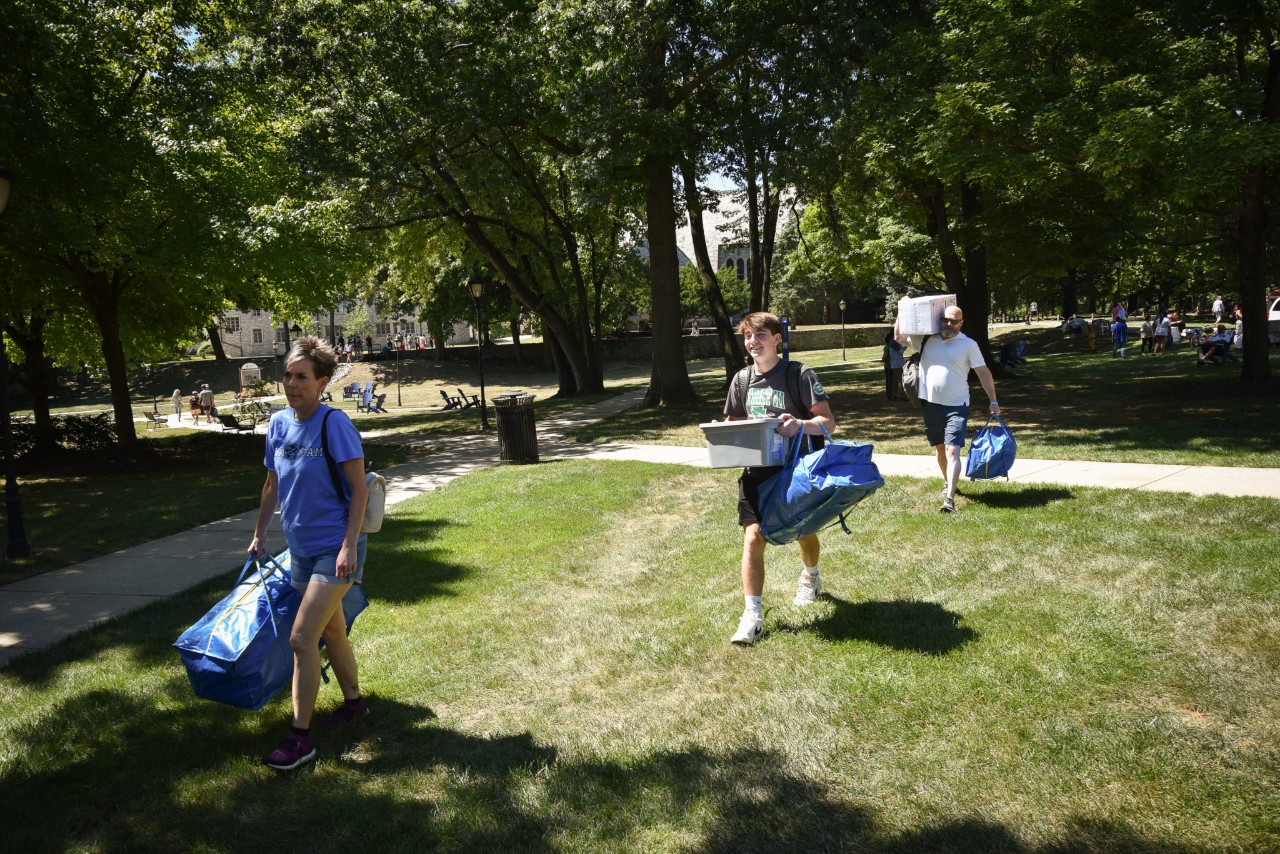 Scenes from convocation and move-in day