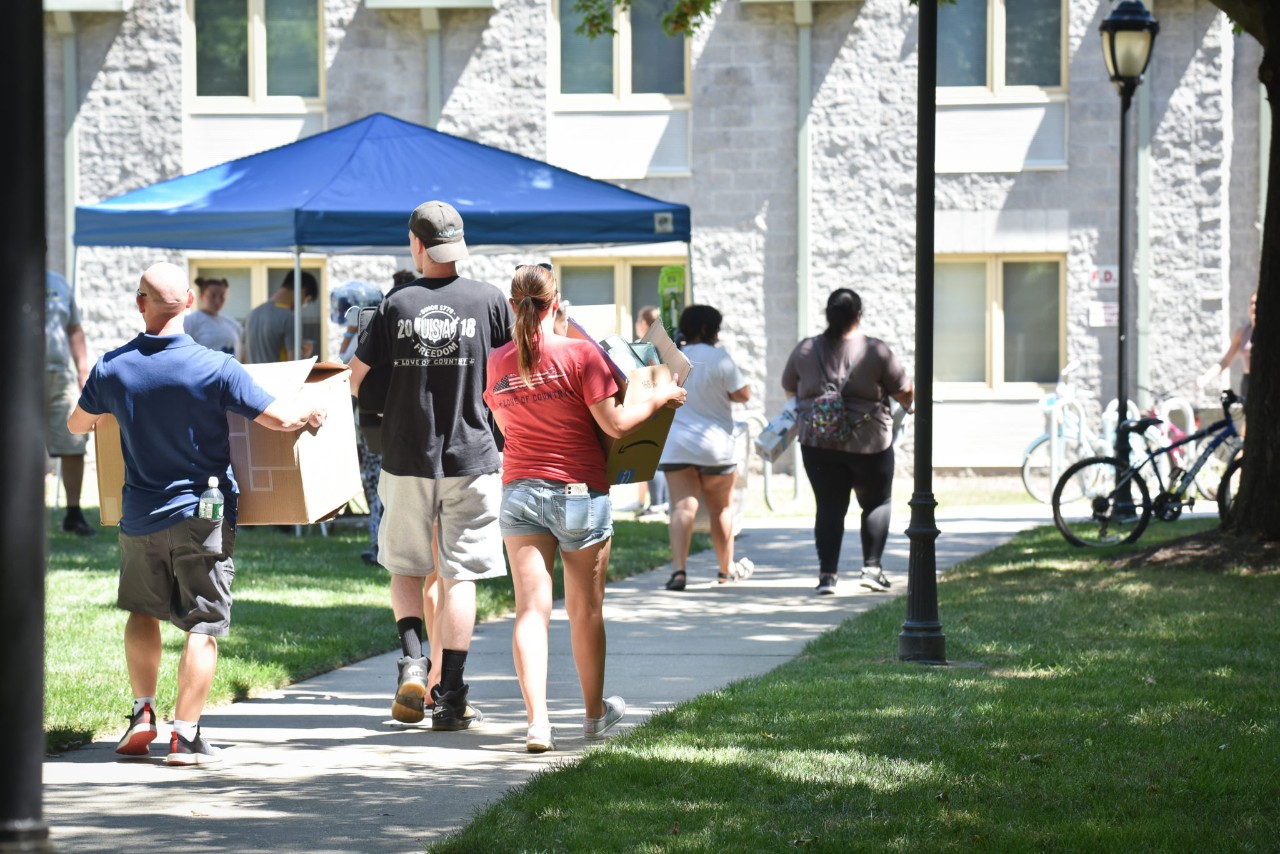 Scenes from convocation and move-in day
