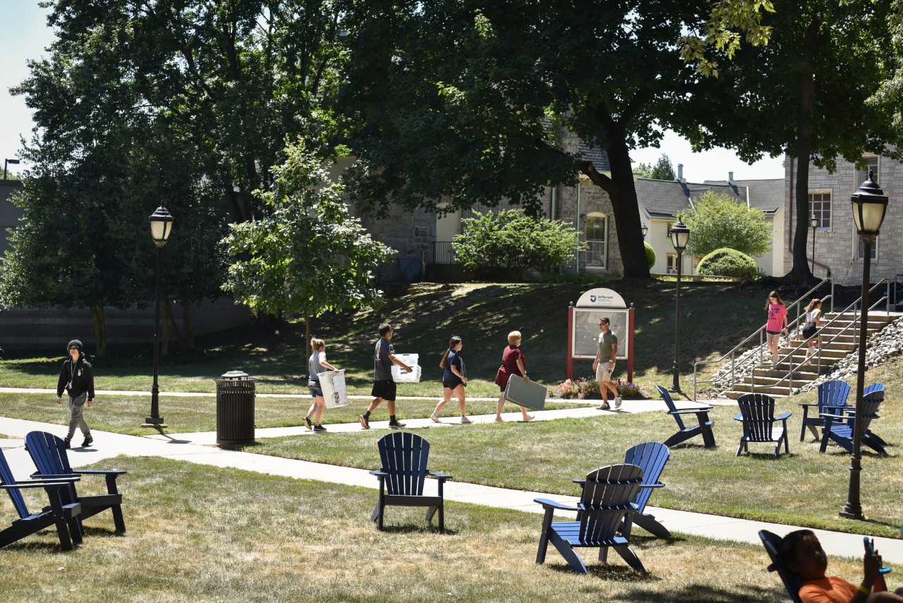 Scenes from convocation and move-in day