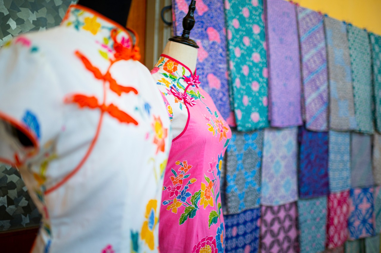 Clothes on display
