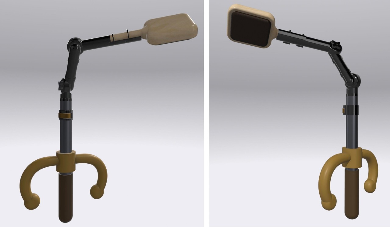hairbrush device for people with disabilities