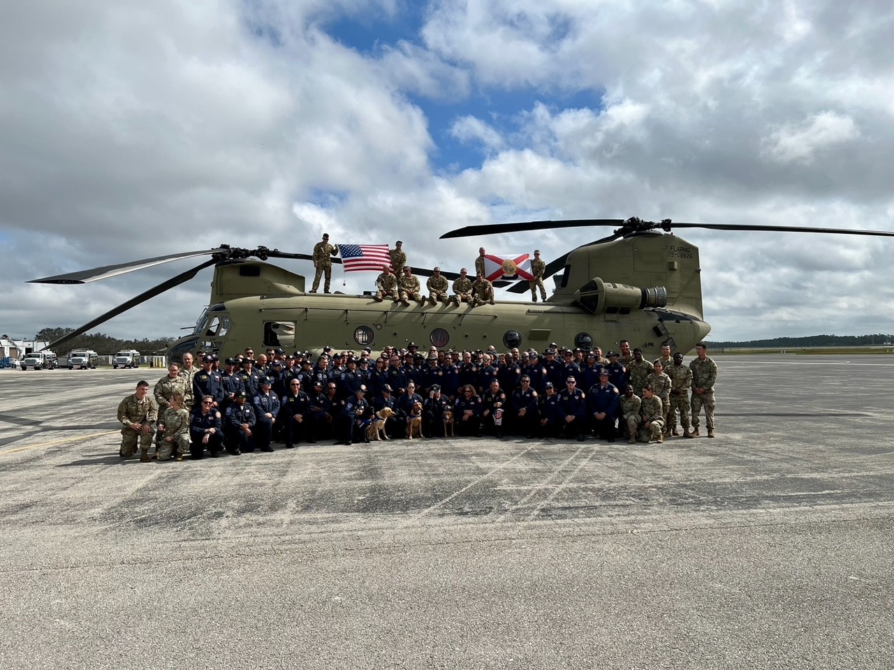 Stationed out Vincent Wolanin’s PrivateSky Aviation Services, teams conducted search and rescue missions.