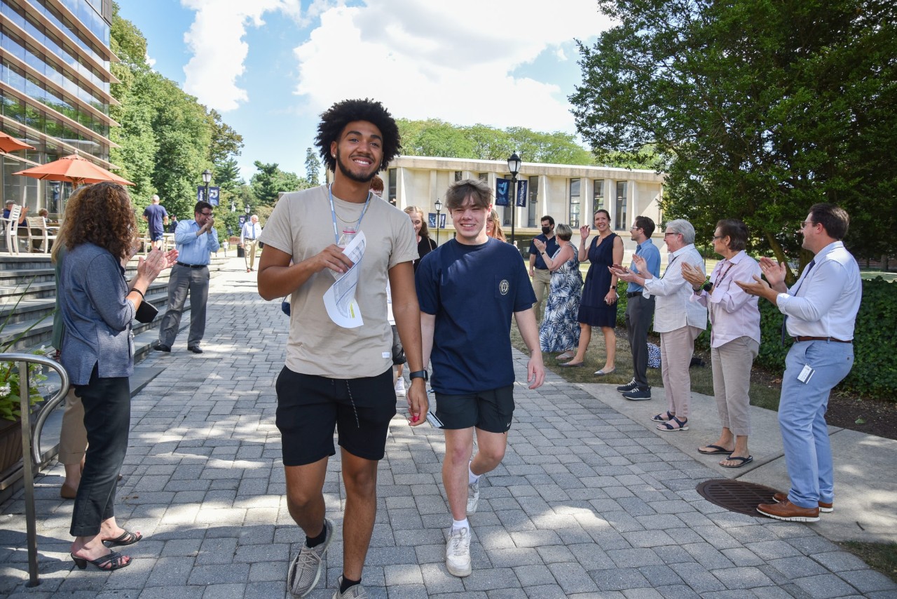 Scenes from convocation and move-in day