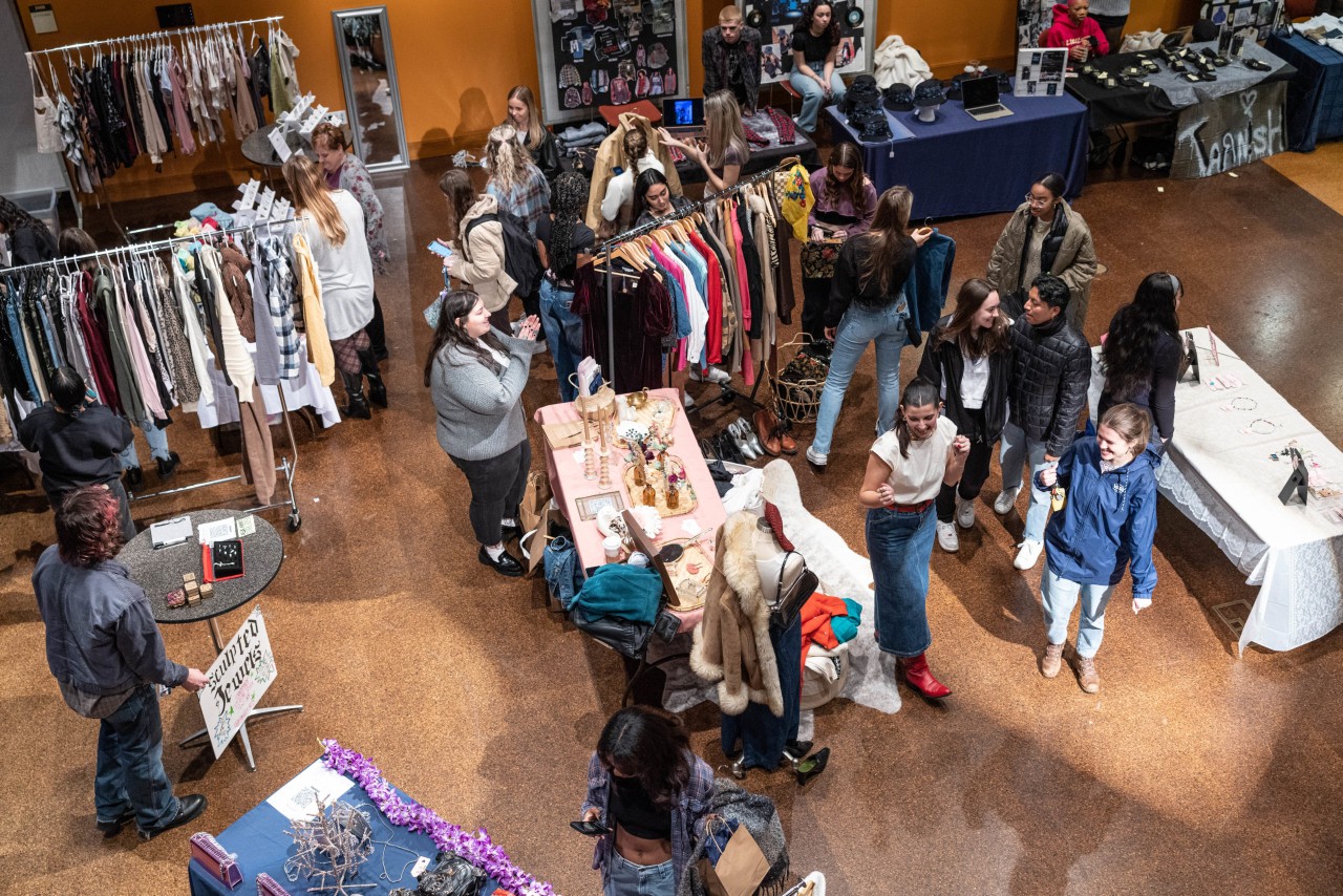 Scenes from the pop-up shop