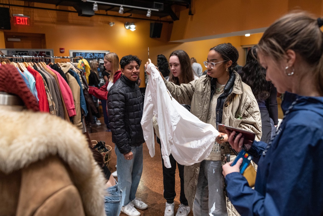Scenes from the pop-up shop