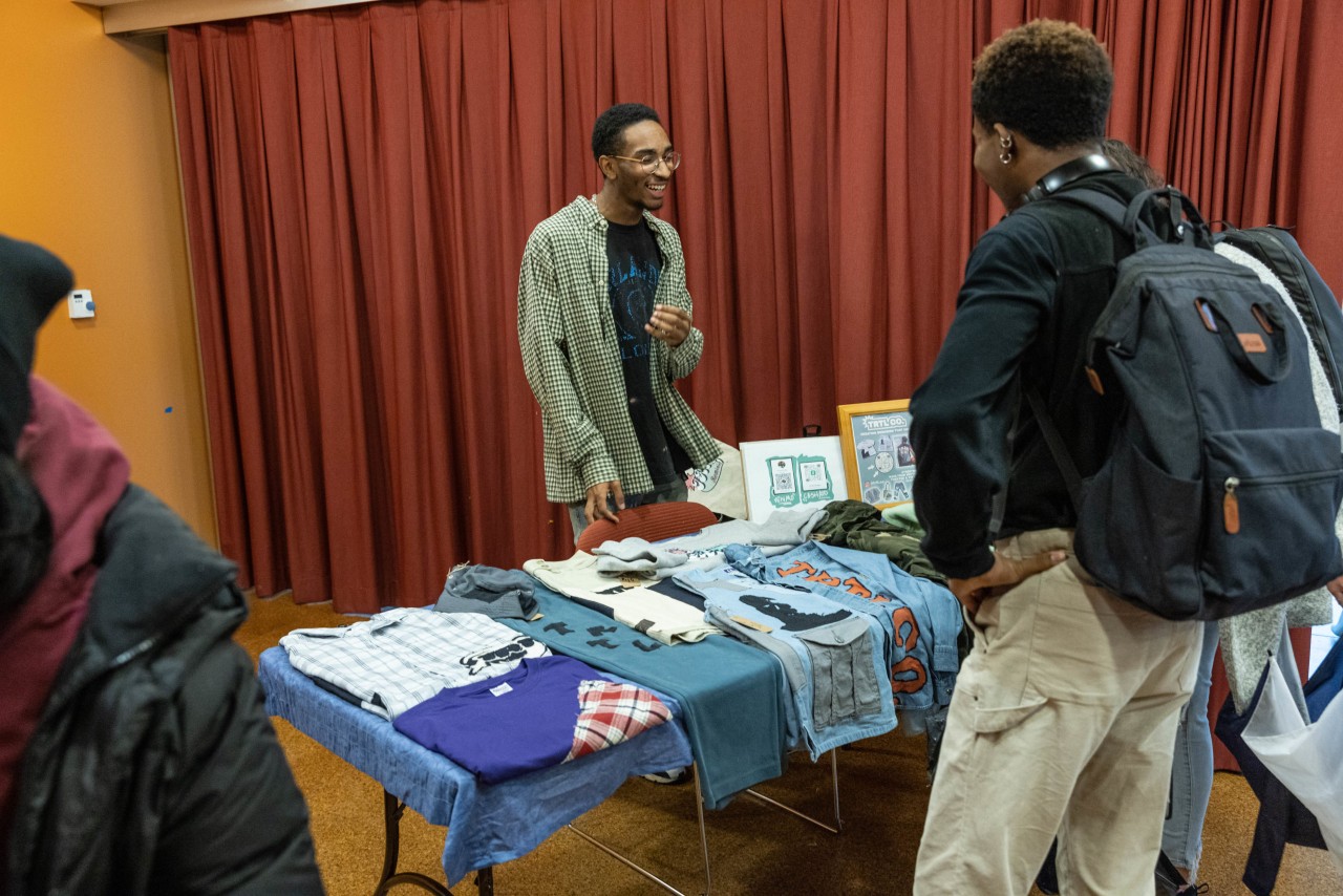 Scenes from the pop-up shop