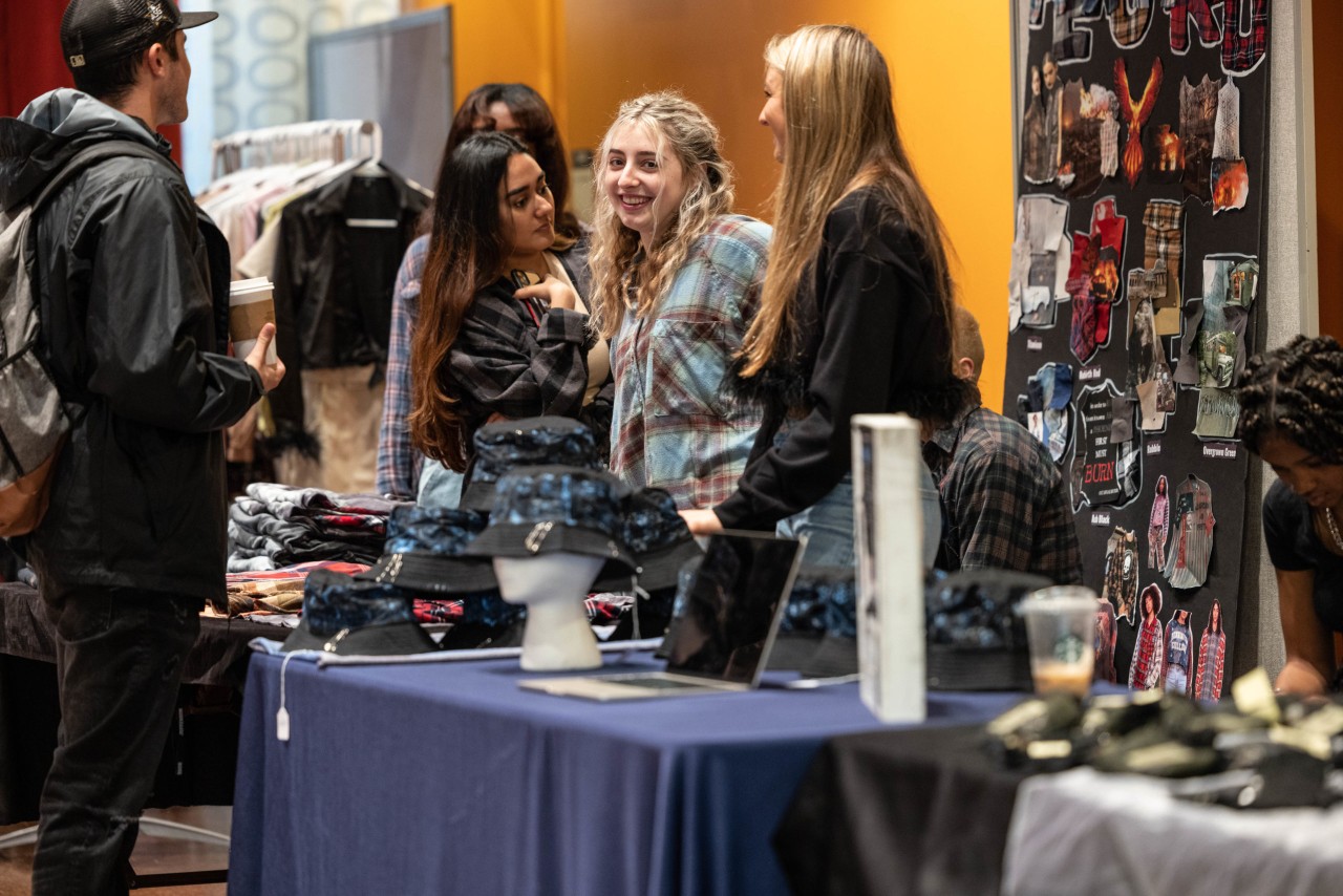 Scenes from the pop-up shop